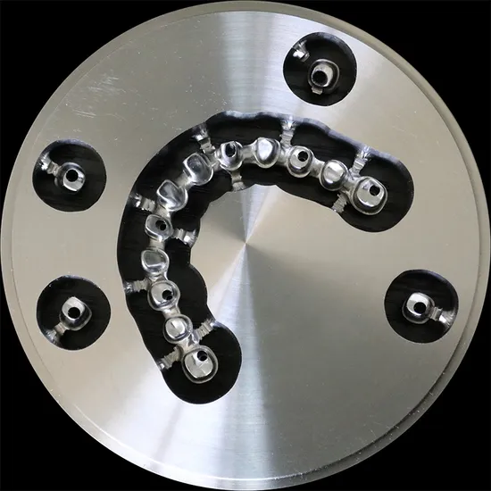 Стоматологический 5-осевой фрезерный станок Cadcam System Forzirconia Crown Bridge и монолитная коронка